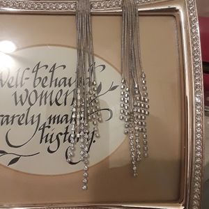 Guess Dangling Rhinestone Earrings